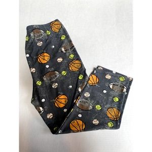 Leggings Depot Gray sports capri Plus size NWT